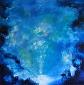 Ivan Gervasi, Un-visible (2008), olio su tela, cm 100x100n