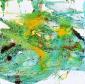 Christina Mitterhuber, Shark Diving III (trittico) (2020), tecnica mista su tela, cm 30x30