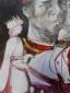 Alessio Gessati, Omaggio a Benozzo Gozzoli 8 (2016), tecnica mista su carta, cm 50x70 (part. a)