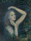 Mara Roscini, Stregati dalla Luna, ritorneremo a riveder le stelle (2021), olio su tela, cm 60x80