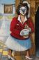 Anthony Gerald Binns, Ambrosia as a Butlin Redcoat, Skegnomness (1947), olio su tela, cm 40x60