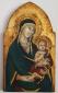 Marco Pierini, Madonna bizantina (2021) acrilico, gesso e foglia d'oro su legno, cm 30x40