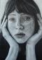 Marco Pierini, The Girl (2021), acrilico su MDF, cm 40x60