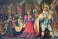 Anthony Gerald Binns, The Coronation of the Emperor Gnomoleon Gnomaparte (1997), olio su tela, cm 90x60