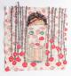 Francesca Nicchi, Donna potere tessile (2015), fiber art, cm 40x40