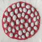 Francesca Nicchi, Humans (2018), fiber art, cm 20x20x2