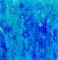 Joy Moore, Blue Iris (Messenger of the Ancient Greek Gods) (2021), tecnica mista su tela, cm 80x80