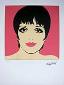 Andy Warhol (after), Portraits. Liza Minnelli, litografia a colori, numerata a matita (ed. 2400 es.), cm 40x50 a