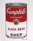 Andy Warhol (after), Soup. Black Bean, litografia a colori, numerata a matita (ed. 3000 es.), firmata in lastra, cm 40x50