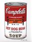 Andy Warhol (after), Soup II. Hot Dog Bean, litografia a colori, numerata a matita (ed. 3000 es.), firmata in lastra, cm 40x50