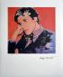 Portraits. Yves Saint Laurent, litografia a colori, numerata a matita (ed. 2400 es.), cm 40x50