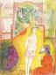 Marc Chagall, 01. Then the boy displayed to the Dervish..., litografia d'après a colori per Arabian Nights