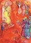 Marc Chagall, 10. Now the King loved science and geometry..., litografia d'apr�s a colori per Arabian Nights