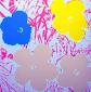Andy Warhol (after), Flowers, serigrafia a colori edita da Sunday B. Morning, cm 91,5x91,5 g