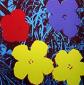 Andy Warhol (after), Flowers, serigrafia a colori edita da Sunday B. Morning, cm 91,5x91,5 h