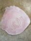 15. Piatto rosa in ceramica ad ingobbio, diametro cm 19 - euro 18