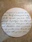 20. Piatto La lettre in ceramica ad ingobbio, diametro cm 24 - 25 euro