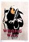 Banksy (after), Wrong War (2004), litografia a colori, numerata a matita, tiratura limitata (ed. 60 es.), firma non autografa, cm 35x50