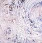 Silvia Pisani, Via Lattea (Milk Way) 2008), acrilico e gesso su tela, cm 305x80 (trittico, parte a)