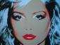 Andy Warhol (after), Debbie Harry. Blondie. Variante 16 di 30, stampa a colori su carta lucida, tiratura limitata (1000 es.), cm 20x20. Rif. Art 18 Basel 1987