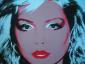 Andy Warhol (after), Debbie Harry. Blondie. Variante 17 di 30, stampa a colori su carta lucida, tiratura limitata (1000 es.), cm 20x20. Rif. Art 18 Basel 1987
