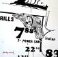 Andy Warhol (after), Drills 7.88 (1961), litografia a colori, tiratura limitata (ed. 500 es.), numerata a matita, firmata in lastra, timbro a secco CMOA, cm 50x50