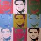 Andy Warhol (after), Elvis Presley (1962), litografia a colori, tiratura limitata (ed. 500 es.), numerata a matita, firmata in lastra, timbro a secco CMOA, cm 50x50 c