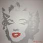 Andy Warhol (after), Golden Marilyn, litografia a colori, tiratura limitata (ed. 500 es.), numerata a matita, firmata in lastra, timbro a secco CMOA, cm 50x50 a