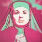 Andy Warhol (after), Ingrid Bergman. The Nun, variante 08 di 15, stampa a colori su carta lucida, cm 20,2x20,2