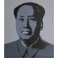 Andy Warhol (after), Mao-Grey, serigrafia a colori edita da Sunday B. Morning, cm 75x86