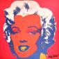 Andy Warhol (after), Marilyn Monroe litografia a colori, tiratura limitata (ed. 500 es.), numerata a matita, firmata in lastra, timbro a secco CMOA, cm 50x50 a