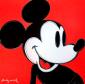 Andy Warhol (after), Mickey Mouse (1981), litografia colori, tiratura limitata (ed. 500 es.), numerata a matita, firmata in lastra, timbro a secco CMOA, cm 50x50 a