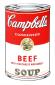 Andy Warhol (after), Soup. Beef (With Vegetables and Barley), serigrafia a colori edita da Sunday B. Morning, cm 88,9x58,4