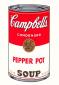 Andy Warhol (after), Soup. Pepper Pot, serigrafia a colori edita da Sunday B. Morning, cm 88,9x58,4