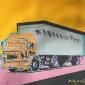Andy Warhol (after), Truck (1985), litografia a colori, numerata a matita (ed. 2400 es.), firmata in lastra, cm 60x60