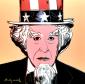 Andy Warhol (after), Uncle Sam (1981), litografia a colori, tiratura limitata (ed. 500 es.), numerata a matita, firmata in lastra, timbro a secco CMOA, cm 50x50
