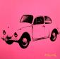 Andy Warhol (after), Volkswagen (1985), litografia a colori, tiratura limitata (ed. 500 es.), numerata a matita, firmata in lastra, timbro a secco CMOA, cm 50x50