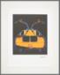 Mercedes-Benz TyC 111 Versuchswagen, 1970, litografia a colori, numerata a matita (ed. 1000 es.), cm 36x43 b