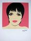 Portraits. Liza Minnelli, litografia a colori, numerata a matita (ed. 2400 es.), cm 40x50 a