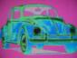 Volkswagen Beetle 1960. Variante 19 di 32, stampa a colori su carta lucida, tiratura limitata (1000 es.), cm 28x18. Rif. Art 18 Basel 1987