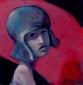 Elisabetta (2010), tecnica mista su cartoncino, cm 15x15