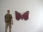 Paul Paiement, hybrids i-automeris stereois (2010), acrilico su acrilico, cm 130x80 (installazione parietale) 