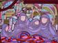 Al gran bazar (2007), acrilico su tela, cm 80x60