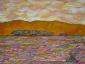 In lontananza (2008), acrilico su tela, cm 80x60
