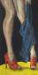 Gambe (2008), tecnica mista su tela, cm 60x120