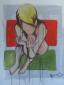 Nudity 2 (2007), tecnica mista su tela, cm 80x100