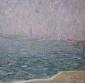 Pioggia in laguna (2008), olio su tela, cm 60x60