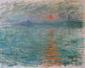 Sole rosso in laguna (2007), olio su tela, cm 60x45