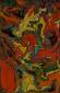 Gennaro Barci, The clash (2008), blending su MDF, smalto lucido, cm 100x150