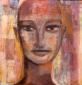 Valeria Tomasi, Aida (2009), tecnica mista su juta, cm 50x50